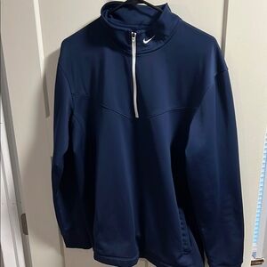 Nike Golf Navy Blue Quarter-Zip Pullover